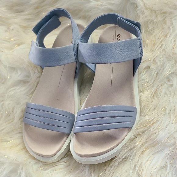 Ecco Women's Light Blue Sandals - Picture 7 of 8